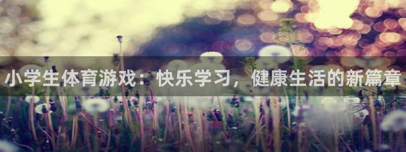 凯发官网下载招商电话地址查询：小学生体育游戏：快乐学习，健康