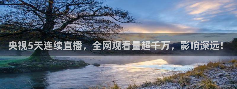 河豚体育赛事直播：央视5天连续直播，全网观看量超千万，影响深远！
